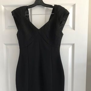 Zara basic black dress